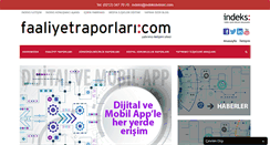Desktop Screenshot of faaliyetraporlari.com